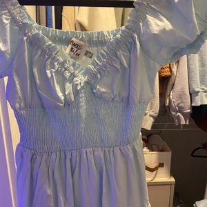 light blue Princess Polly mini dress